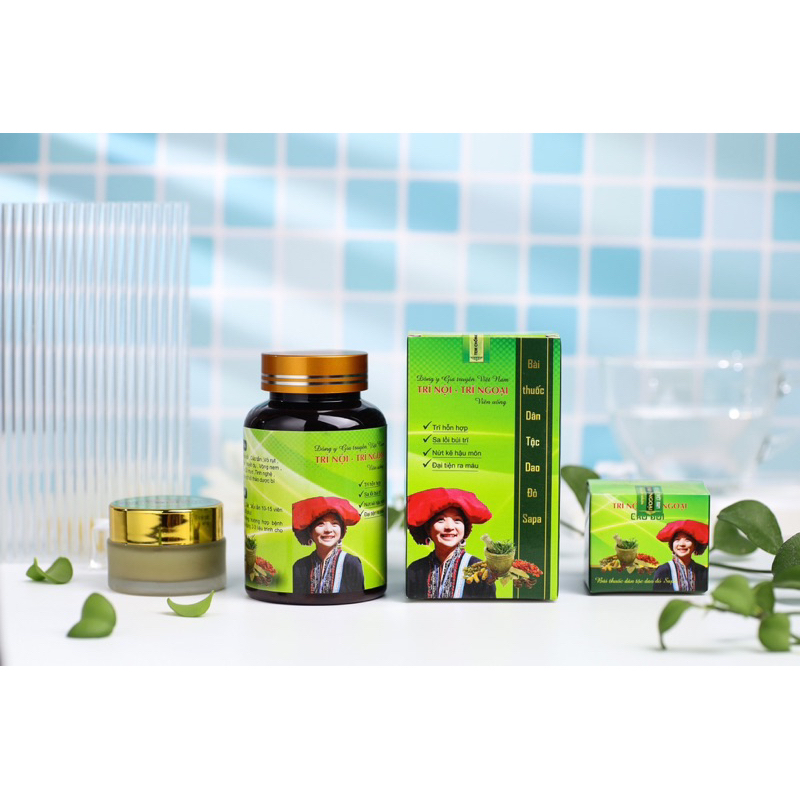 Cao bôi trĩ của người dân tộc Dao Đỏ Sapa - Cao bôi trĩ hỗ trợ giảm co búi trĩ, táo bón, đau rát hậu môn - 10g