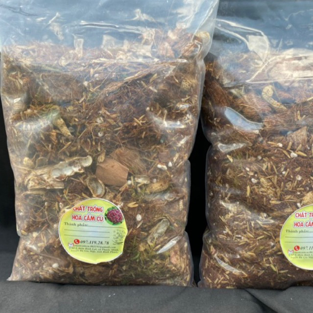 Giá thể trồng Cẩm cù - hoya độ ẩm 20%, cây giống hay cây lớn rất phù hợp