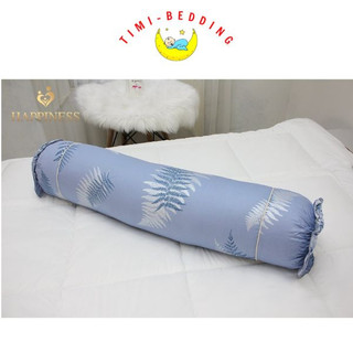 Vỏ gối ôm kéo khóa cotton kích thước 35x100cm cao cấp viền bèo 2 đầu – Timibedding