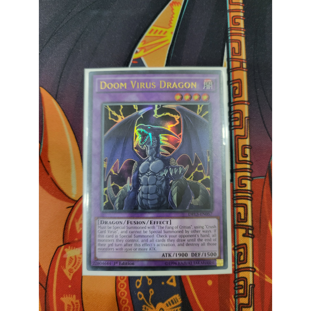 Doom Virus Dragon - DRL3-EN057 - Ultra Rare 1st Edition
