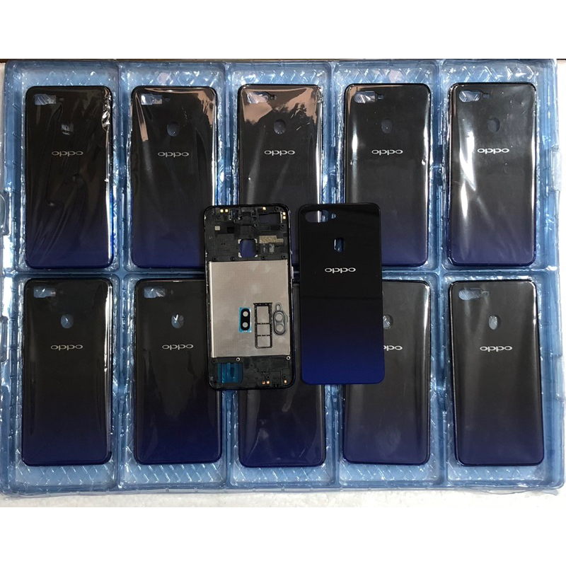 Vỏ  oppo F9 new hãng. tặng kèm khay sim cụm kính cam,phím
