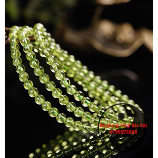 Vòng peridot đẹp trong 5a kiểm định cực vip siêu mịn