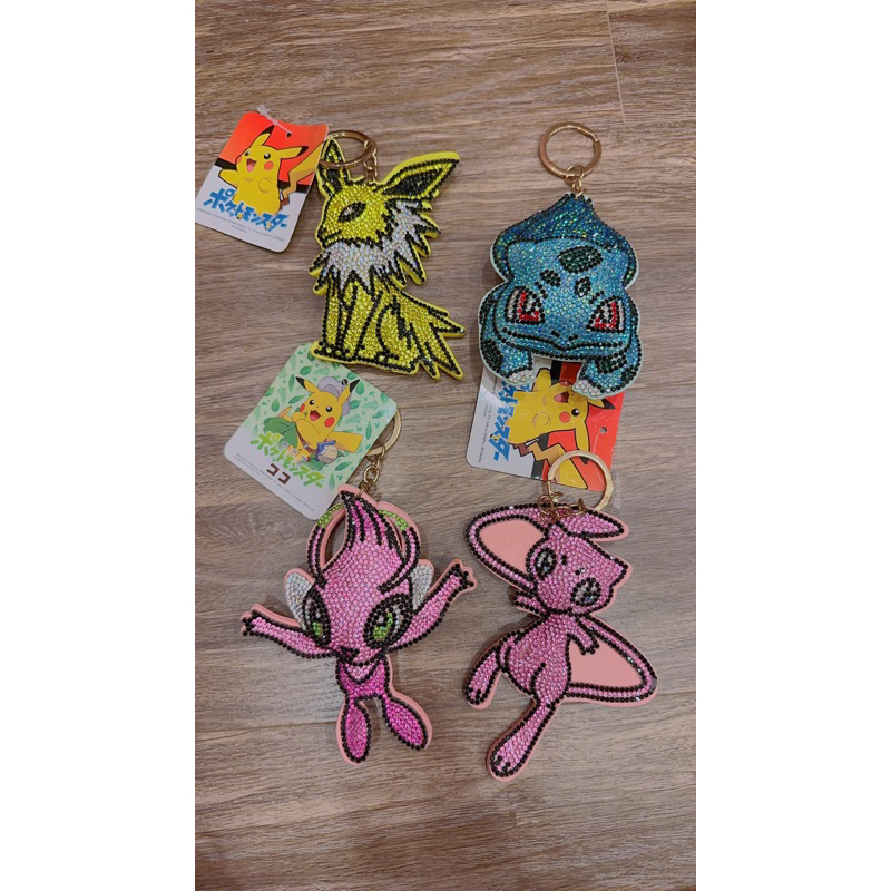 Set móc khoá Bling Pokemon hãng