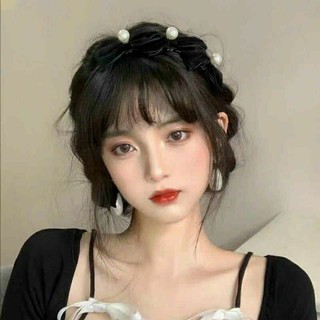 Băng đô cài tóc đính hạt phong cách hàn quốc