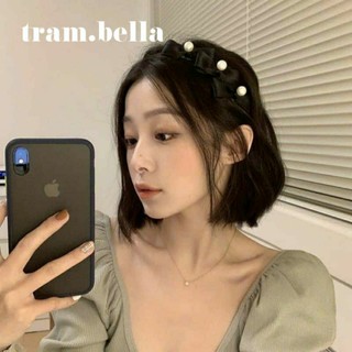 Băng đô cài tóc đính hạt phong cách hàn quốc