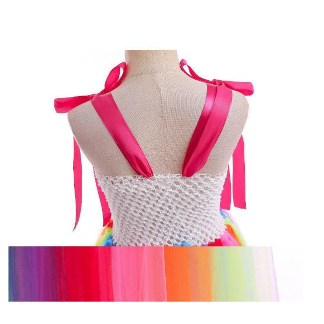 🍄2023 - Đầm Công Chúa Kẹo Mút. Váy Đầm Hóa Trang Công Chúa Kẹo Mút Sắc Màu Siêu Đẹp Cho Bé