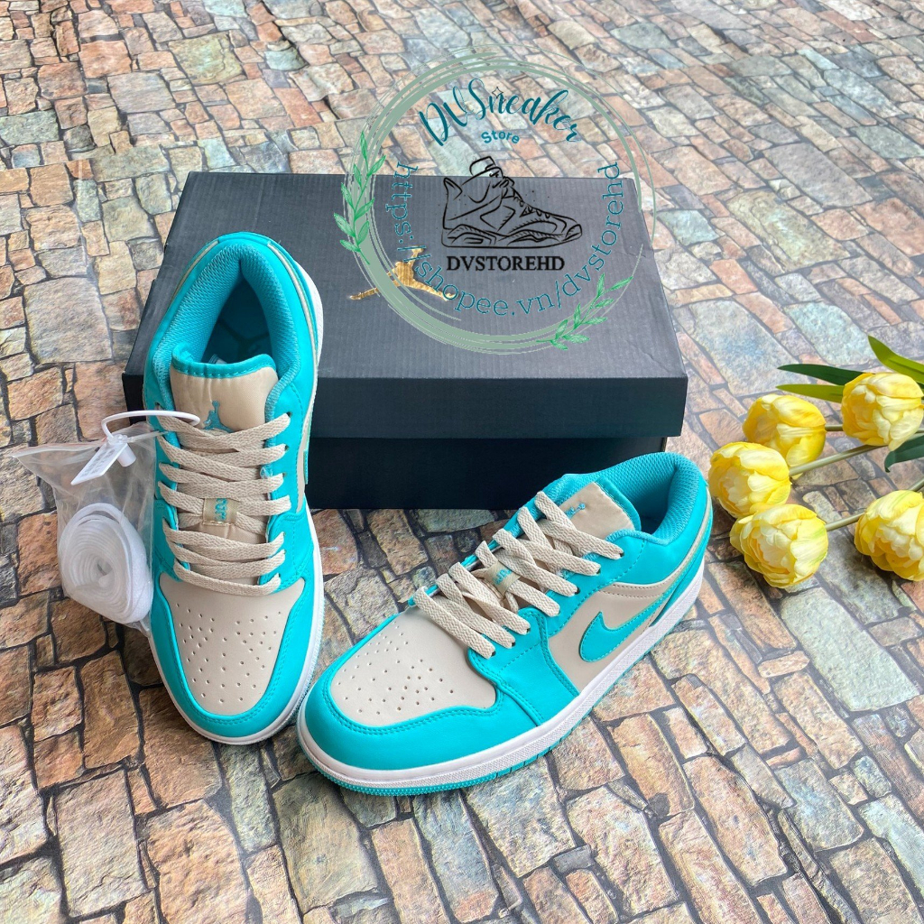 Giày jd1 xanh ngọc, Giày thể thao jordan 1 xám xanh ngọc. siêu đẹp da bo viền size 36-43