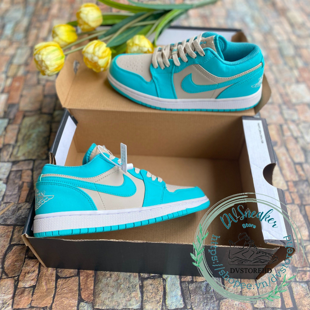 Giày jd1 xanh ngọc, Giày thể thao jordan 1 xám xanh ngọc. siêu đẹp da bo viền size 36-43