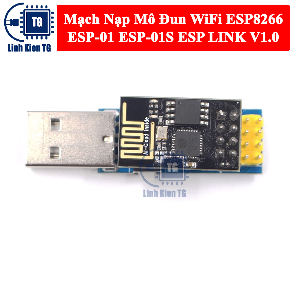 Mạch Nạp Mô Đun WiFi ESP8266 ESP-01 ESP-01S ESP LINK V1.0 chất lượng cao