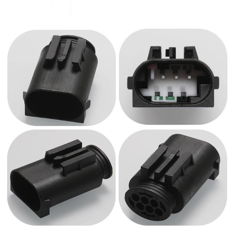 Connector, giắc điện 6 pin Cho BENZ BMW 1-967616-1 1-967587-3