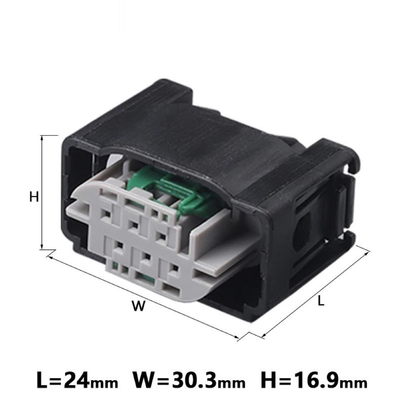 Connector, giắc điện 6 pin Cho BENZ BMW 1-967616-1 1-967587-3