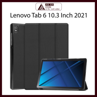 Bao da cover cho máy tính bảng lenovo tab 6 10.3 inch 2021 hỗ trợ smart cover