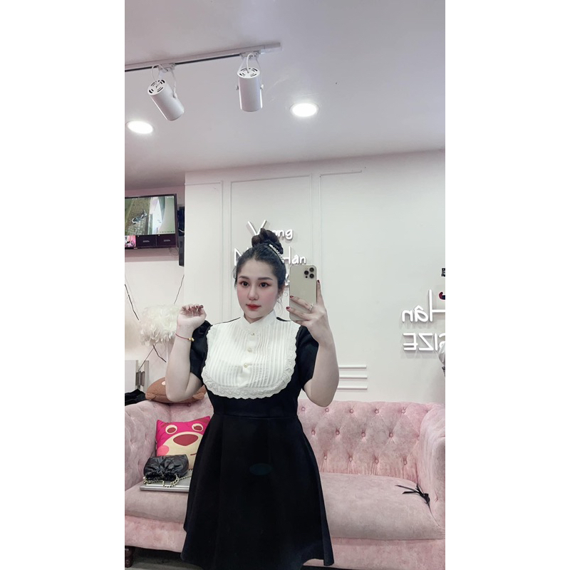 60-90KG ĐẦM ĐẦM Thiết Kế Bigsize TAPFA REN NƠ BIGSIZE VƯƠNG NGỌC HÂN