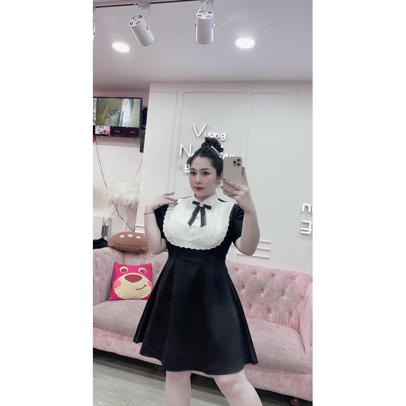 60-90KG ĐẦM ĐẦM Thiết Kế Bigsize TAPFA REN NƠ BIGSIZE VƯƠNG NGỌC HÂN