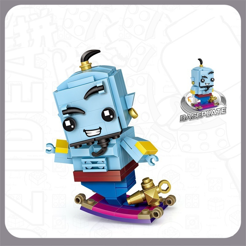 Mô Hình Lắp Ráp Gia Đình Simpson, Mặt Meme, Cương Thi, Thần Đèn, Hoạt Hình, Meme Cô Gái Cầm Chổi, The Simpsons