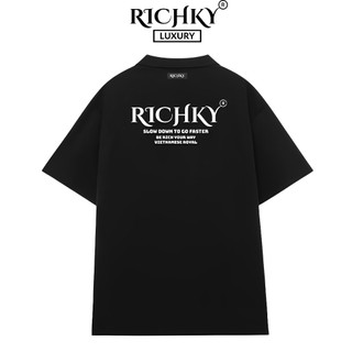 Áo polo local brand unisex richky polo shirt premium be rich your way – rko1