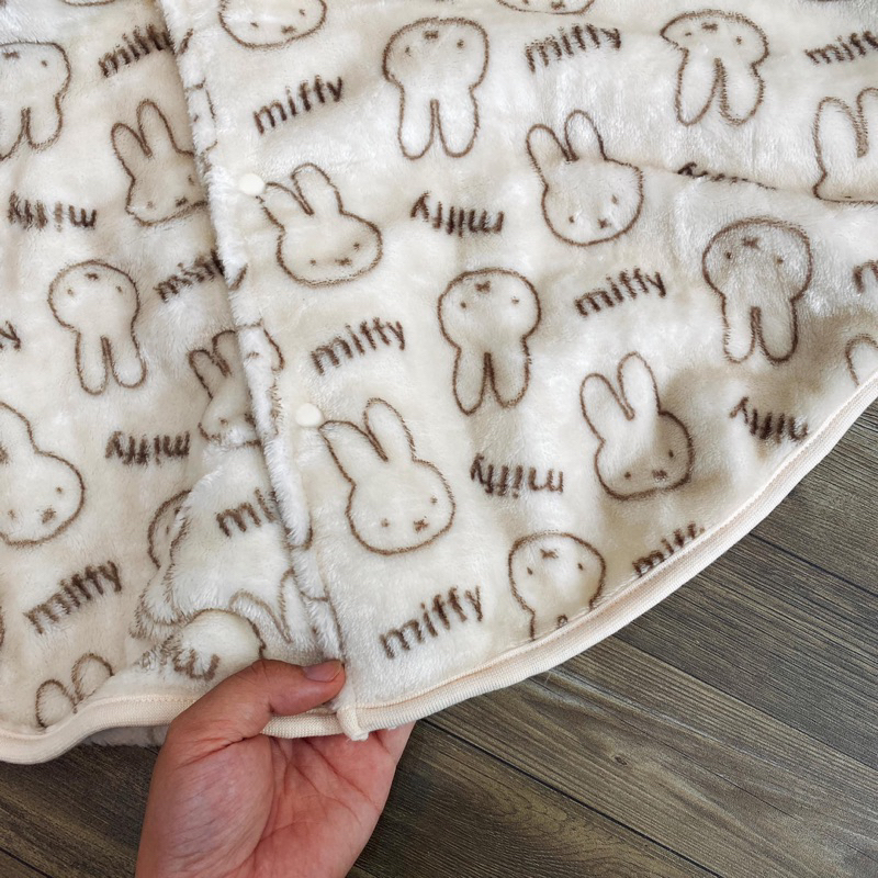 Áo Choàng Lông Thỏ MIFFY HÀNG DƯ XỊN XUẤT NHẬT