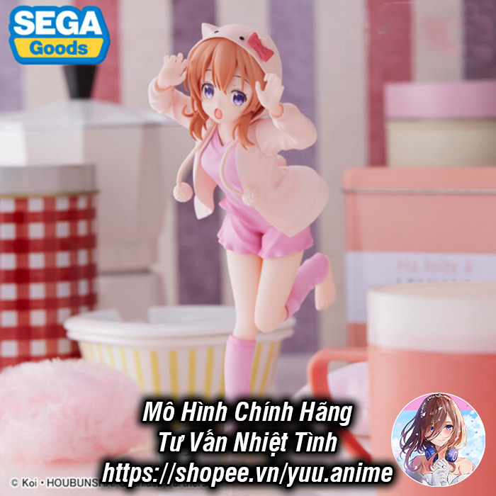 Mô Hình Chính Hãng Quán Cà Phê Thỏ (BLOOM) - Hoto Kokoa - Tippy - Luminasta (SEGA)