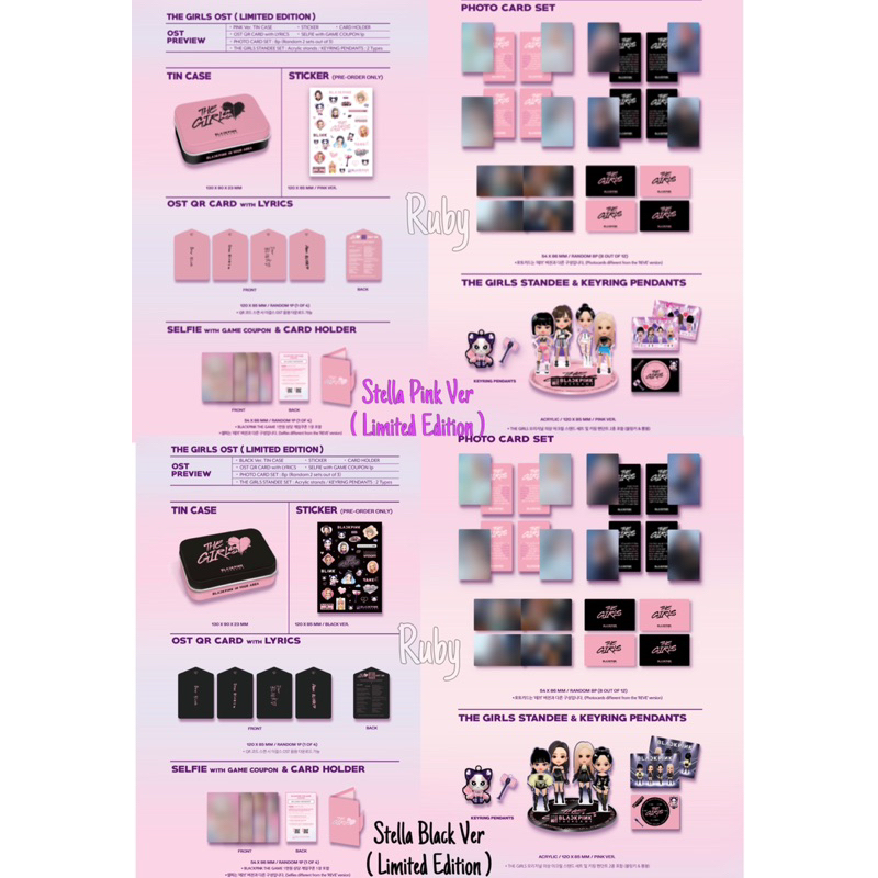 Bộ sưu tập ảnh BLACKPINK BPTG - BLACKPINK THE GAME OST  nguyên seal