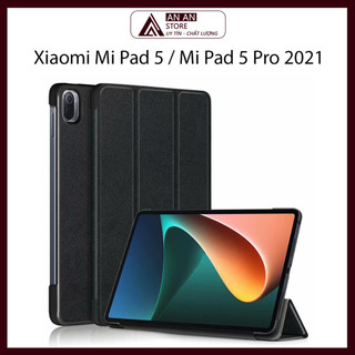 Bao da xiaomi mi pad 5 / mi pad 5 pro 2021 11 inch hỗ trợ smart cover gấp 3 cover cho máy tính bảng