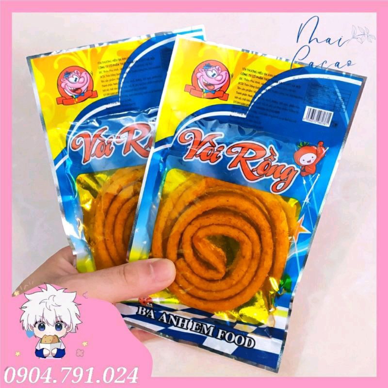 Gói snack vòi rồng thơm cay