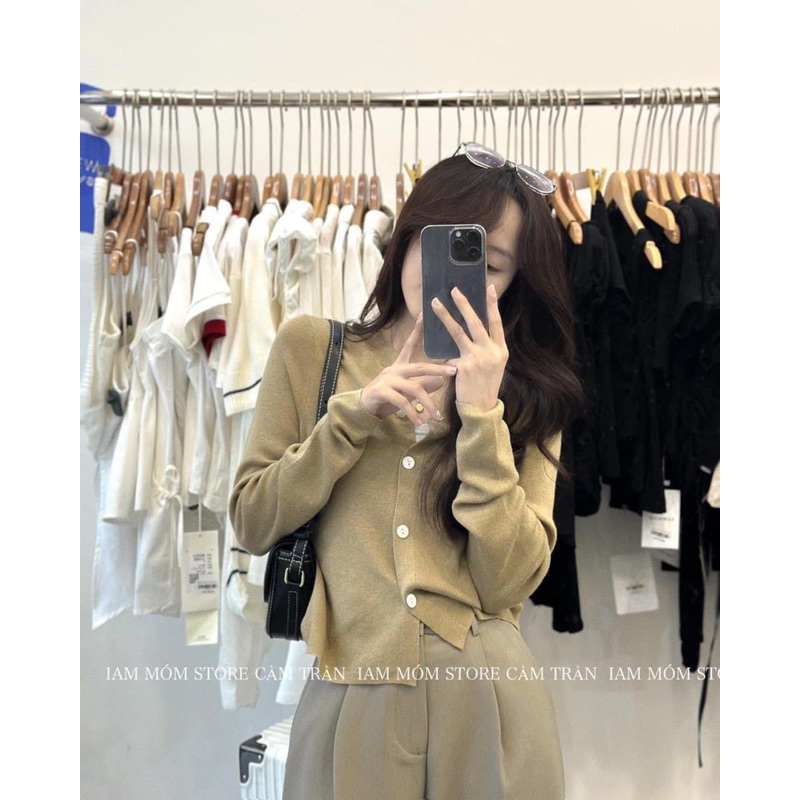 Áo khoác len cardigan cúc nhiều màu pastel hàng quảng châu siêu xinh