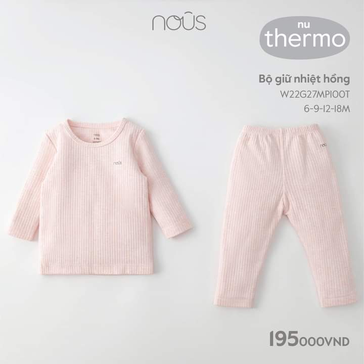 NOUS -  Bộ quần áo giữ nhiệt nous NU Thermo chính hãng cho bé trai, bé gái