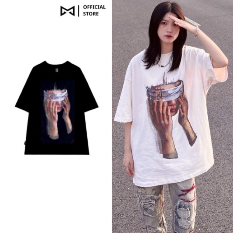 Áo thun tay lỡ 3158 Cloud thêu phối form rộng chất cotton khô, áo phông unisex giá rẻ local brand phong cách GTM 2024