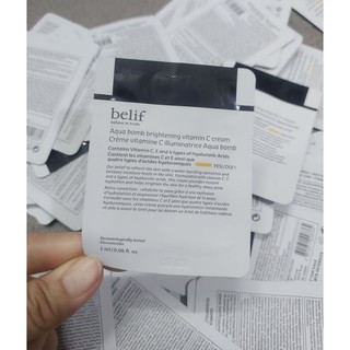 Kem dưỡng ẩm trắng da Belif Aqua Bomb Brightening VitC Cream