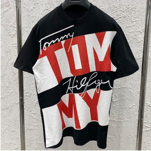 Áo Thun Tom.my Hilf.higer Chữ Đỏ Trước Ngực - Áo Phông Tom.My Nam Nữ Chất Cotton Siêu Hot 2023