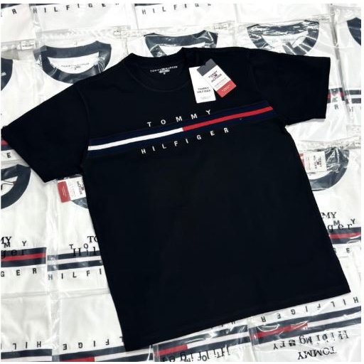 Áo Thun Tom.my Hilf.higer Chữ Đỏ Trước Ngực - Áo Phông Tom.My Nam Nữ Chất Cotton Siêu Hot 2023