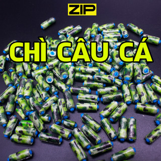 Chì lá câu đài ngụy trang, chì câu cá tàng hình cao cấp, chì câu đài 1.5 gam - 4 gam, chính hãng zip