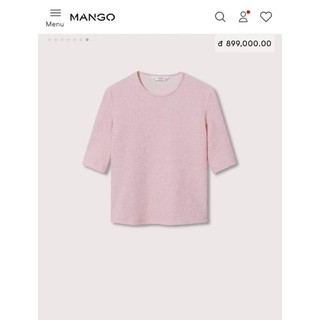 Áo thun tay lỡ Mango Auth vợt sale
