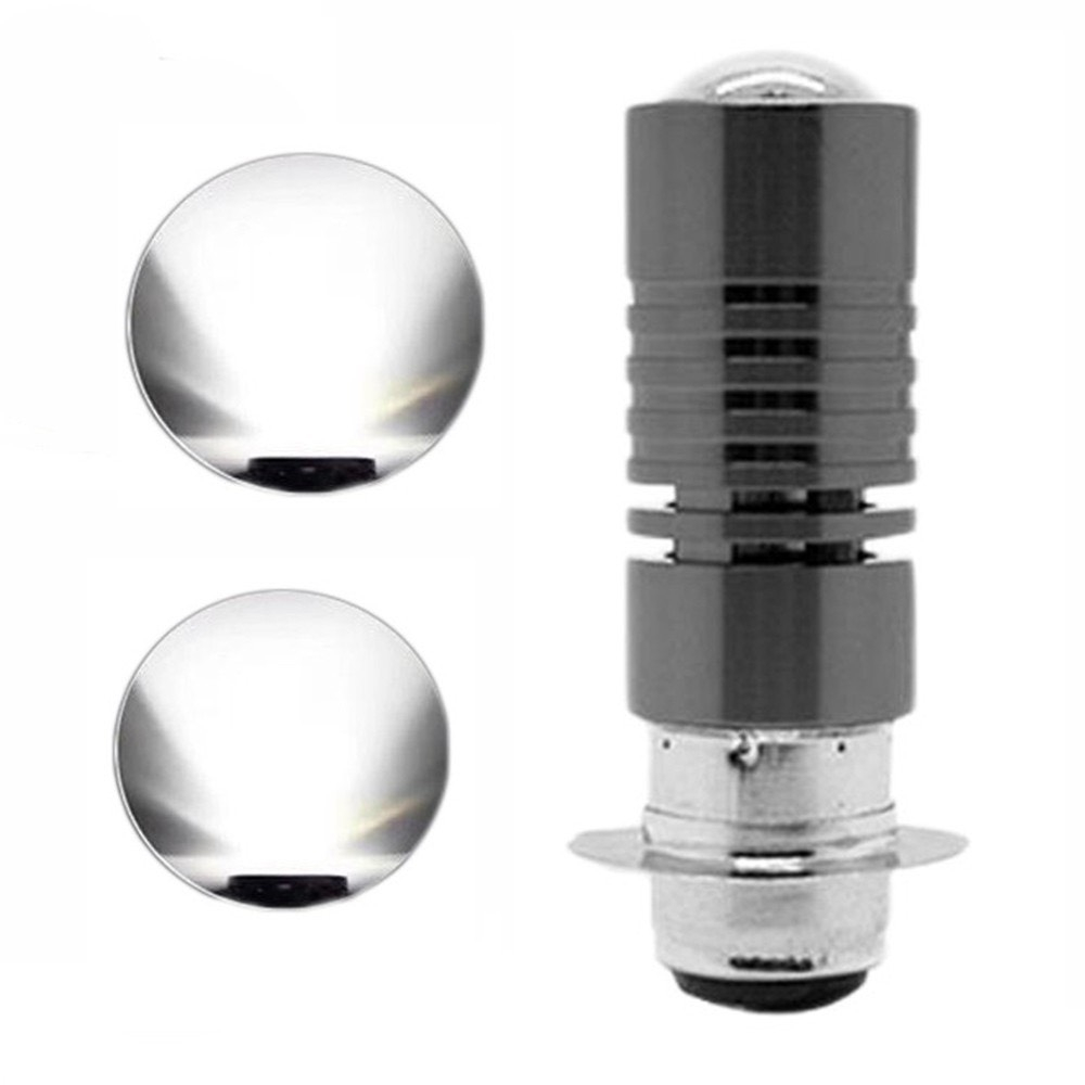 Bóng Pha LED chân M5 Lắp cho Dream, Wave Nhỏ,.. 2 Chế Độ Màu Pha Trắng Cos Vàng Bảo Hành 6 Tháng
