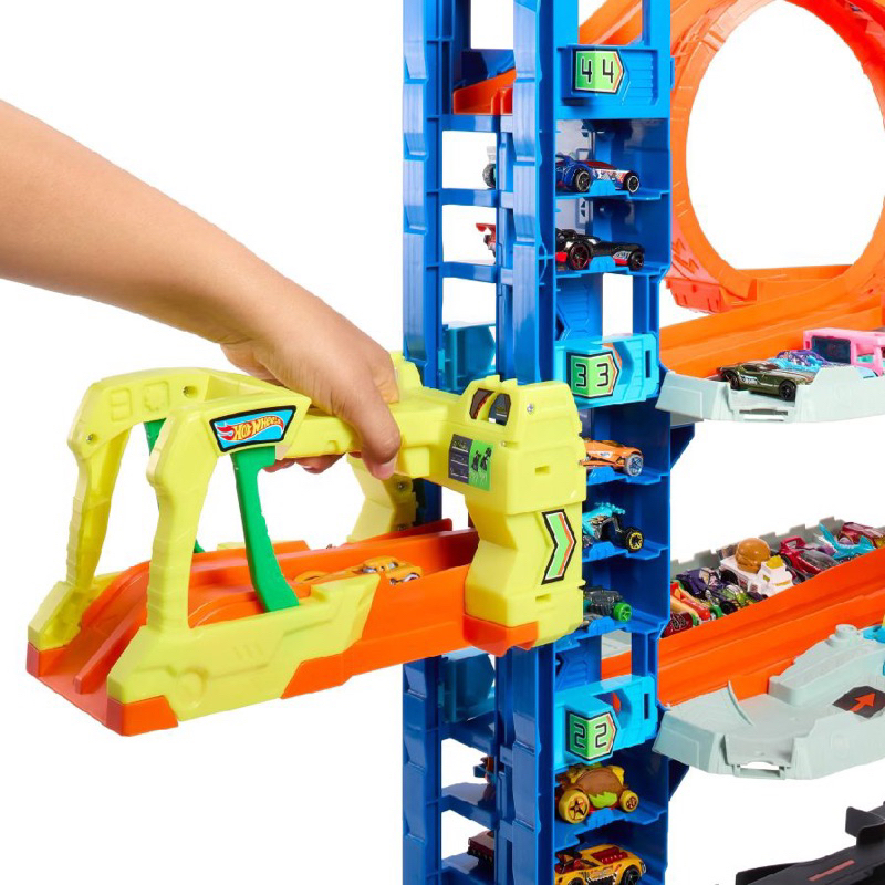 Trạm siêu xe tuyệt đỉnh Hot Wheels siêu kịch tính , âm thanh sống động .... cao 90cm