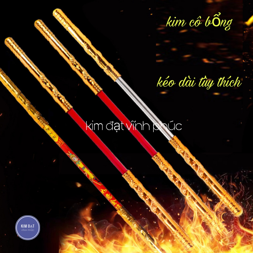 Gậy như ý tôn ngộ không . có phát sáng ở 2 đầu . kim cô bổng