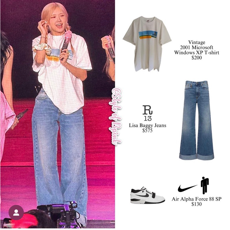 Áo phông windows xp giống Rosé Blackpink chất cotton