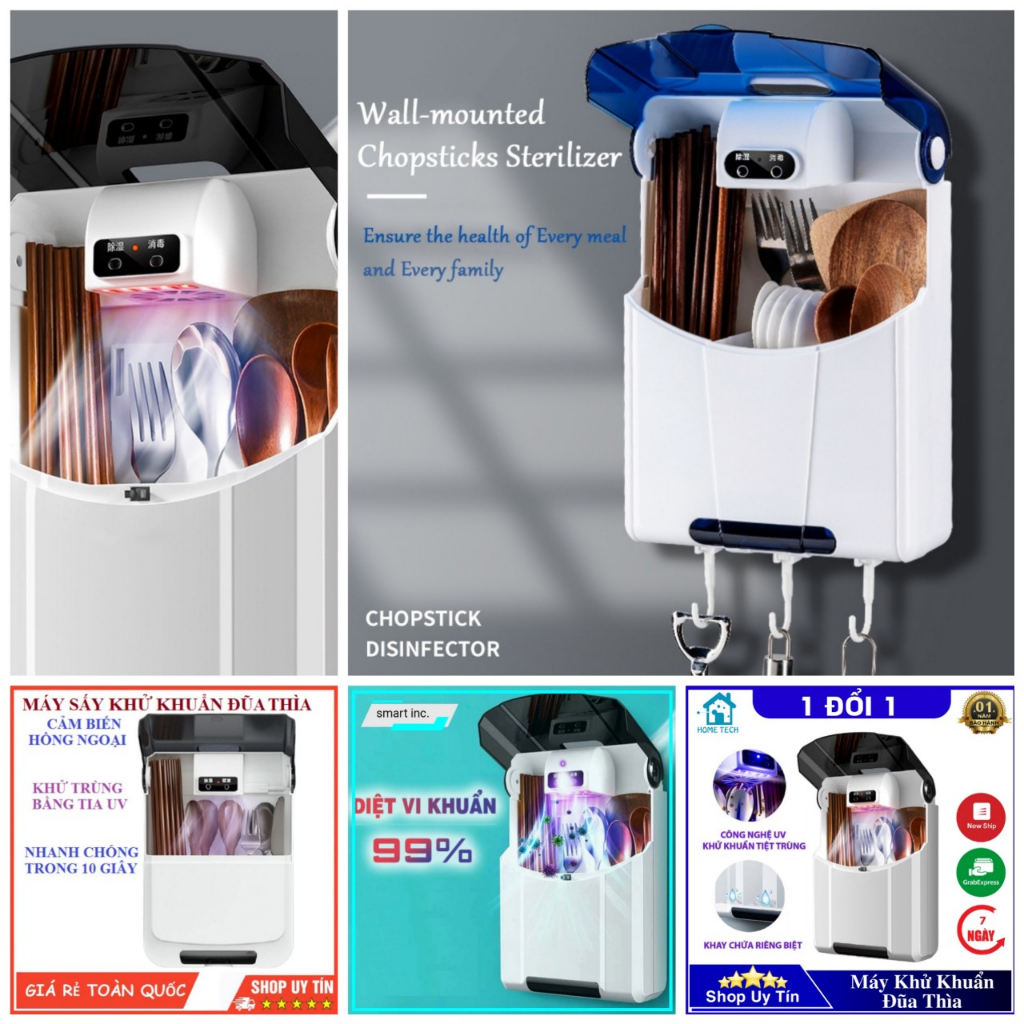 Máy sấy đũa, Máy khử khuẩn đũa thìa bằng tia UV 2023