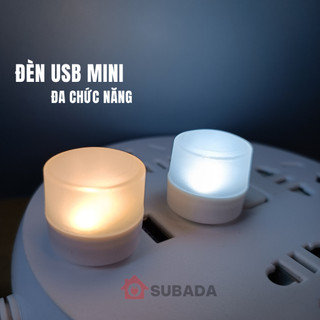 Đèn ngủ led usb mini SuBaDa bảo vệ mắt thiết kế đơn giản tiện dụng trang trí phòng ngủ-khách-quán cafe/cửa hàng DN04