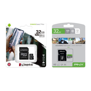 Thẻ nhớ MicroSD Kingston & PNY 32GB 100MBs