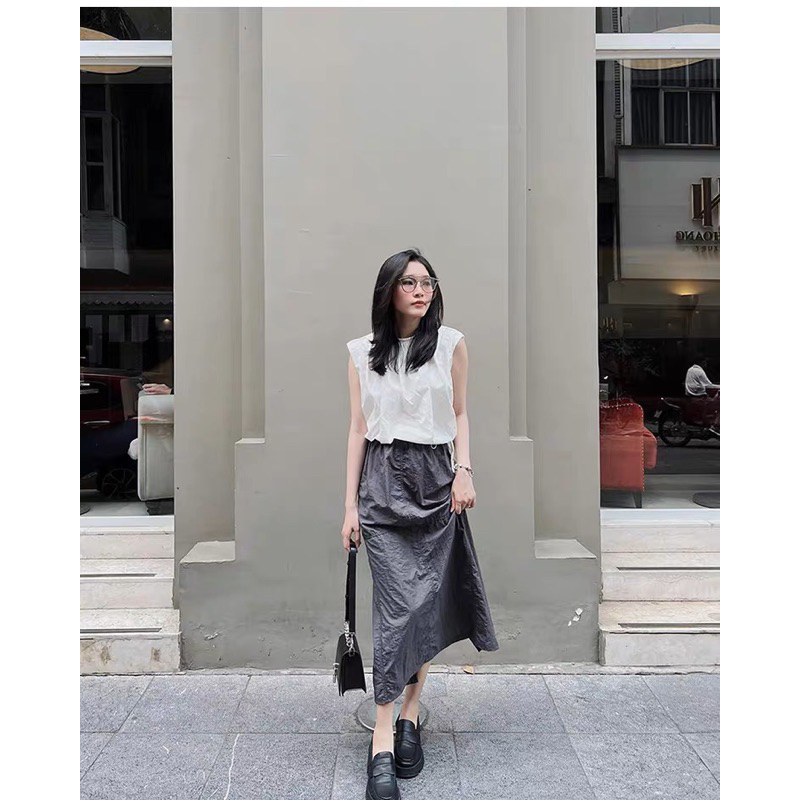 Áo sát nách chất dù dây rút Zara