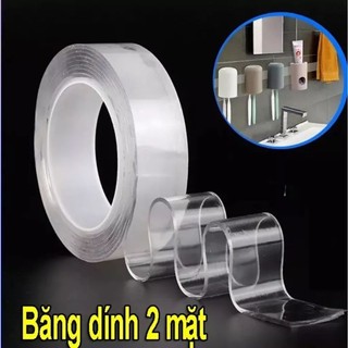Băng keo 2 mặt đa năng Băng Dính trong 2 mặt