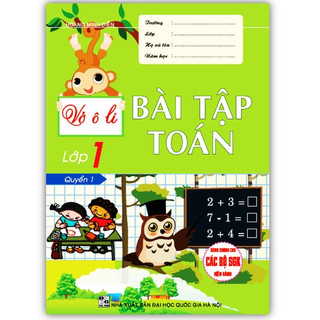 Sách - Vở Ô Li Bài Tập Toán Lớp 1 Quyển 1