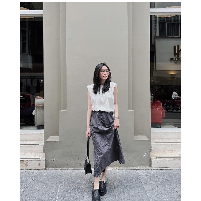 Áo sát nách chất dù dây rút Zara