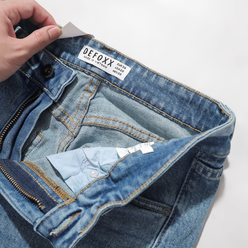 QUẦN JEAN XANH CÀO XƯỚC DEFOXX 230407