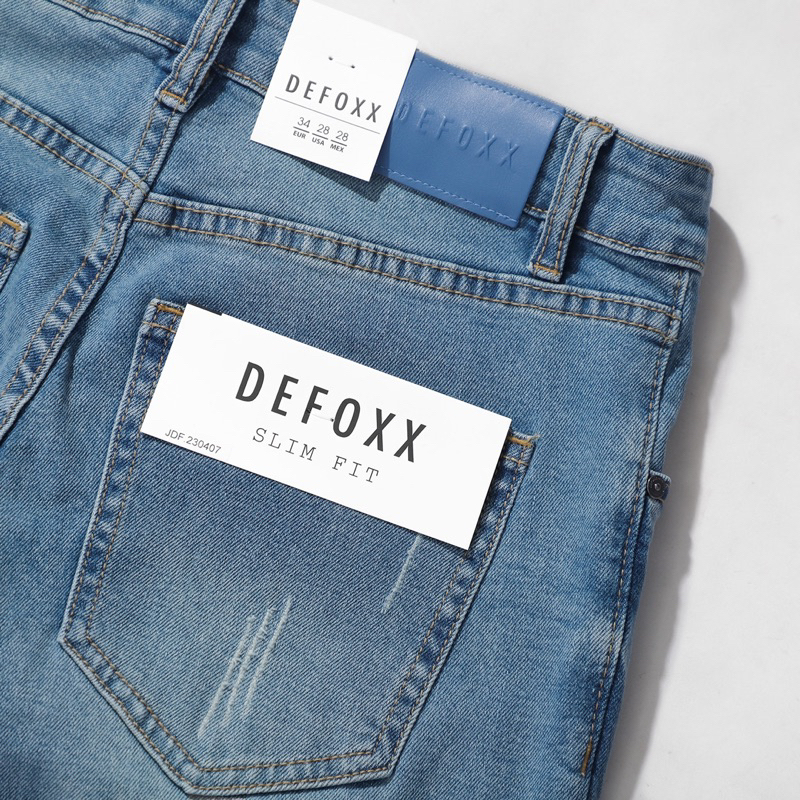 QUẦN JEAN XANH CÀO XƯỚC DEFOXX 230407