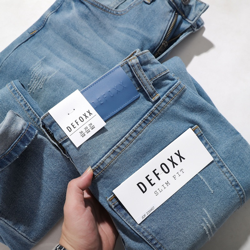 QUẦN JEAN XANH CÀO XƯỚC DEFOXX 230407