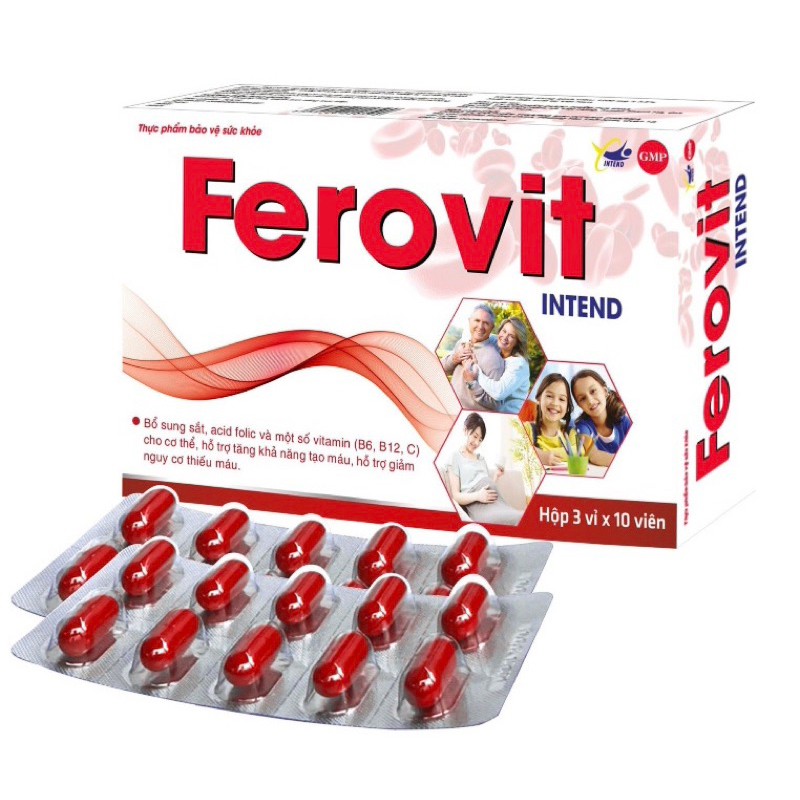 Viên bổ sung sắt FEROVIT INTEND