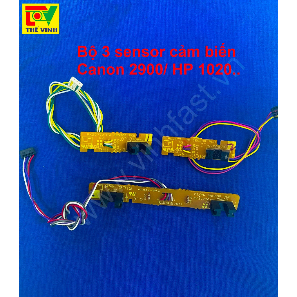 Sensor cảm biến giấy, nhận mực máy in Canon 2900 - 3000, HP 1010 - 1020