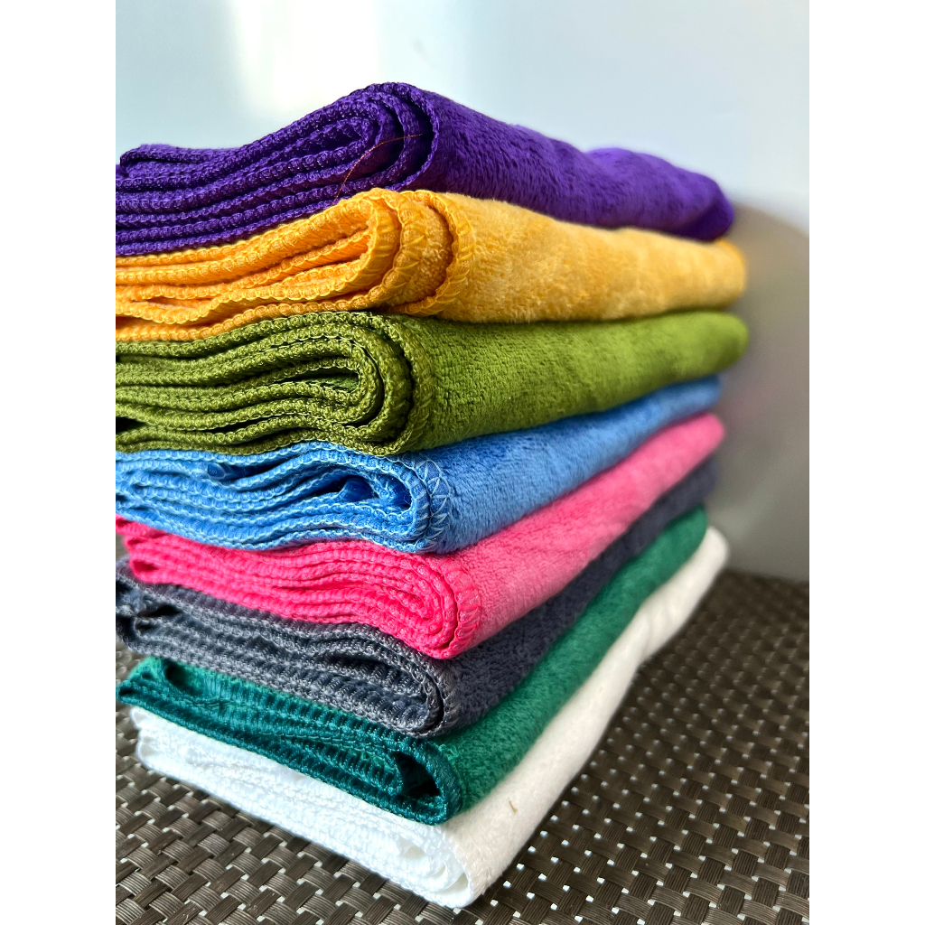 Khăn lau mồ hôi tập Yoga, Khăn cotton pha nhung thấm mồ hôi, mềm mịn